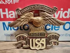 Harley-Davidson ハーレー 木製オブジェ 壁掛け オブジェ - メルカリ