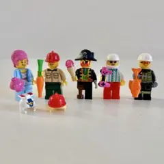 LEGO ミニフィグ　5体と小物　+おまけ