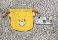 ケアベア ふわふわフェイス巾着