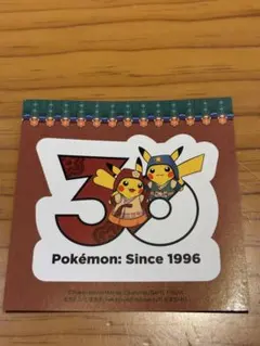 韓国限定ポケモン ポップアップ 30周年ステッカー 韓国伝統衣装 韓服