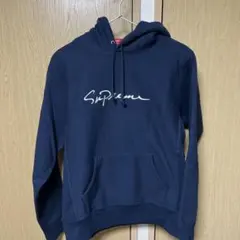 シュプリーム クラシック スクリプト ロゴ フーディ