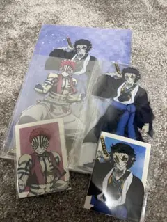 鬼滅の刃 アニプレックスオンラインくじ ビッグアクスタ猗窩座＆獪岳 セット