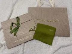 【ショッパー】TORY BURCH　紙袋　ギフトボックス　巾着ポーチ
