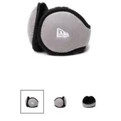 【NEW ERA】イヤーマフ コーデュロイ グレー
