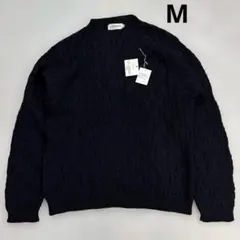 ダーバン　アルパカ100% ウールニット　ブラック　Mサイズ　新品タグ付き