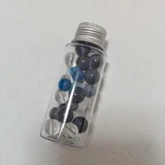 ビーズボトル　天然石ブルー