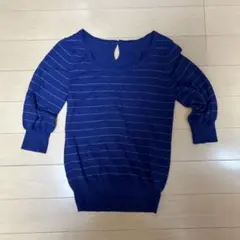 アンタイトル　ストライプ ニット Mサイズ