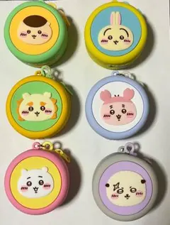 し*ん様 ちいかわ まんまるミニシリコンポーチ6点セット