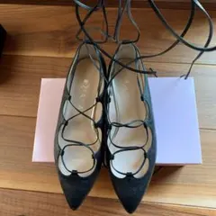 パンプス サンダル 黒