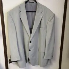 メンズジャケット５Lグレー緑