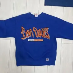 BEN DAVIS スウェット トレーナー S 青のサムネイル