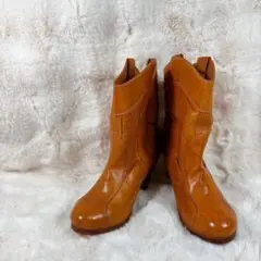 ディーゼル DIESEL ショート ブーツ 本革 レザーウエスタンブーツ36