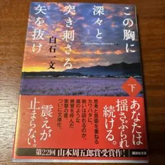 この胸に深々と突き刺さる矢を抜け 下