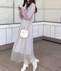 新品 アプレジュール ドッキングワンピース ( フリー ) M