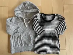 トップス　長袖　シャツ　２枚セット　男の子 サイズ80 サイズ90 １歳