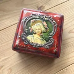 フランス アンティーク エンジェル 天使 ティン缶 ボックス 箱 - メルカリ