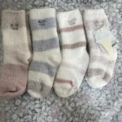 ジェラートピケ　靴下 4足&レッグウォーマー