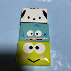 【新商品】sanrio サンリオ はぴだんぶい ペーパーハンカチ ティッシュ3種