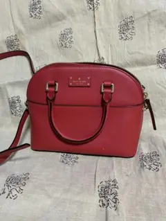 Kate Spade ケイトスペード　レッドショルダーバッグ　女性用　赤色　美品