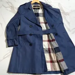 かづりん様　ブラックレーベルクレストブリッジ　トレンチコート　チェック　ベルト