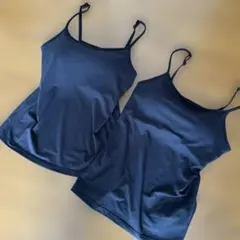 美品 GU ブラフィール キャミソールブラトップ Mサイズ 2点セット 黒
