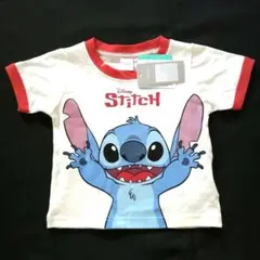 ディズニー　リロ&スティッチ　スティッチ　半袖　Tシャツ　フタフタ