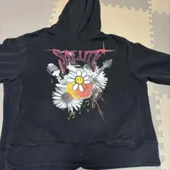 SALUTE パーカー ブラックのサムネイル