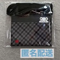 familiar ファミリア ネームホルダー 黒 ファミリア チェック