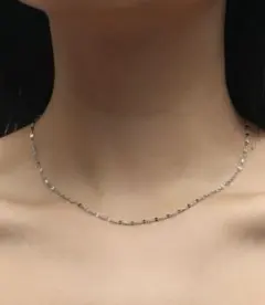 shein ネックレス ペタルチェーン シンプル カラフル ビーズ