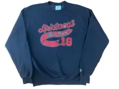 Champion チャンピオン スウェット 黒 XL ビッグロゴ 赤ロゴ 裏起毛