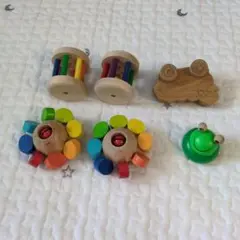 木製おもちゃセット 赤ちゃんおもちゃ　まとめ売り