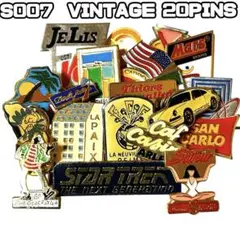 S007 VINTAGE 20PINS ヴィンテージ　 ピンバッジ　20個のサムネイル