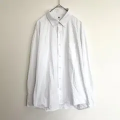 メンズ　✨良品✨　UNIQLO【ユニクロ】ワイシャツ　ブラウス　【L】　ホワイト
