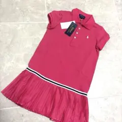 ラルフローレン　120 ワンピース　プリーツ