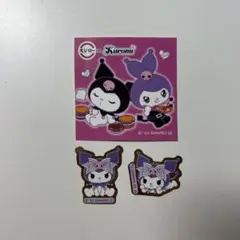 Kuromi ￼クロミ　ステッカー 3枚セット
