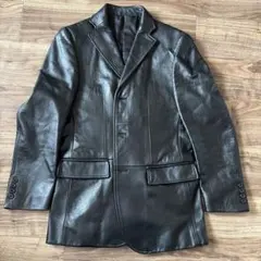 【牛革】COMME ÇA DU MODE レザージャケット 90's 古着 COMME CA DU MODE - 美品 コムサデモード 羊革 2B レザージャケット