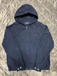 Polo Ralph Lauren ネイビー フード付きジャケット　メンズ