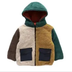 ブルゾン アウター 「2wayアウター」中綿ボアリバーシブルブルゾン キッズ