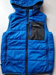mont-bell ベスト キッズ 130 リバーシブル 中綿ダウン　モンベル