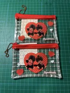 モンチッチ ミニメッシュポーチ ２点セット セリア キャンドゥ