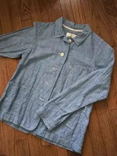 AIGLE アクセル ボタン付きデニムシャツのサムネイル