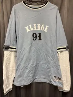 XLARGE 長袖カットソー XL ライトブルー