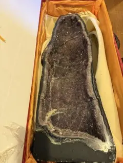 濃紫色アメジストドーム　H75cmW25cm