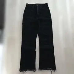 UNOLD JEANS ブラックブーツカットデニム