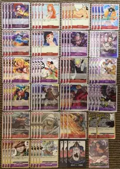 ワンピースカードゲーム 青紫ルフィデッキパーツ リーダーパラレル