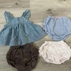 かぼちゃパンツセット 3-6ヶ月