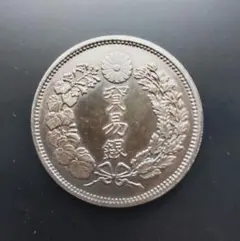 明治19年 一圓銀貨 日本貨幣商協同組合鑑定書付き - メルカリ