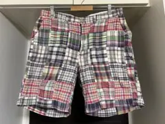 90sラルフローレン　パッチワークショーツ　W35