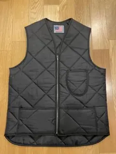 USA製　SNAP'N'WEAR　スナップンウエア　キルティング　ベスト　黒　M