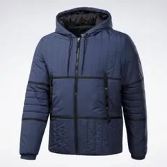 リーボック中綿ジャケット 紺 撥水アウターコート reebok パデッドのサムネイル